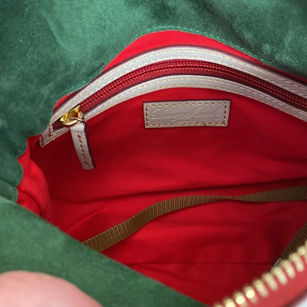 🦆 Dooney & Bourke Micro Florentine Satchel in Ecru - Picture 4 of 14